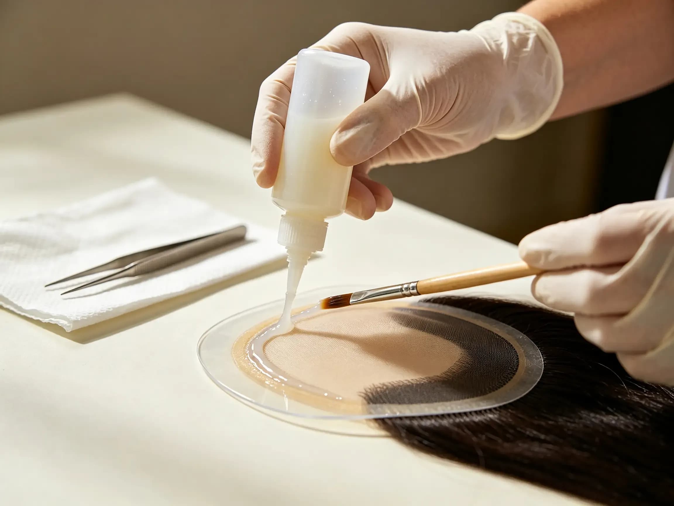 Hair adhesives & glues